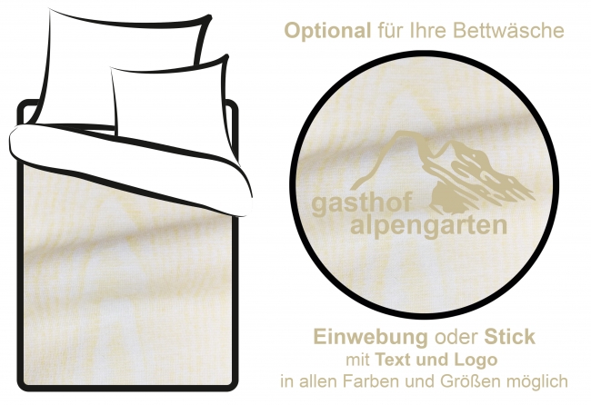 Bettwäsche MOREE creme "Kein Bügeln"